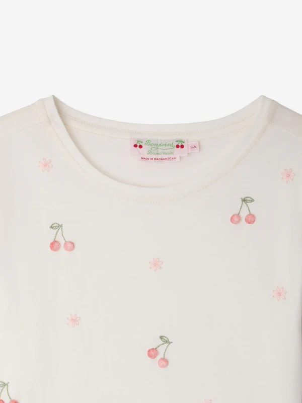 Bonpoint White Half Sleeve - Image 3