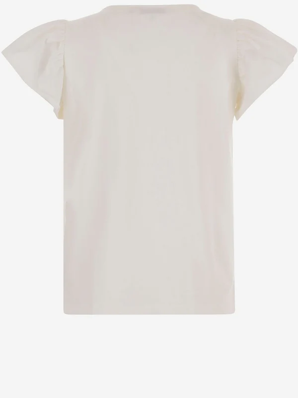 Bonpoint White Half Sleeve - Image 2