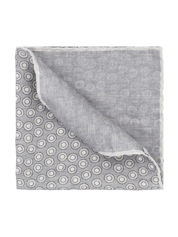 Brunello Cucinelli Grey Silk Mufflers - Image 2