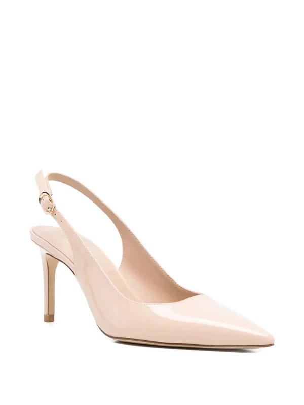 Stuart Weitzman Beige Slingback Heels - Image 3