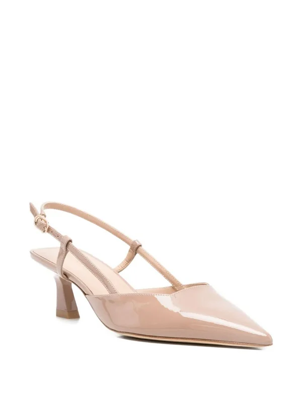 Stuart Weitzman Beige Sandal Heels - Image 2