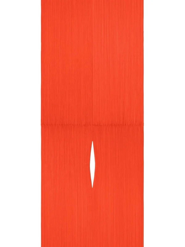 Pleats Please Issey Miyake Red Other Fabric Mufflers - Image 2