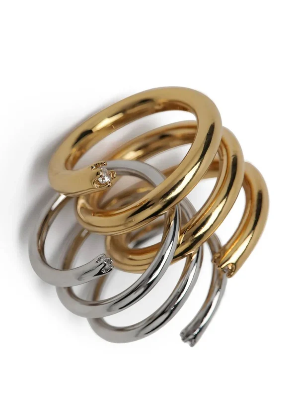 Panconesi Silver Gold Rings - Image 2