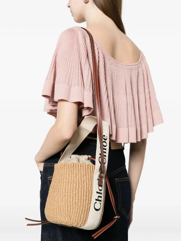 Chloe Beige Bucket Bags - Image 2