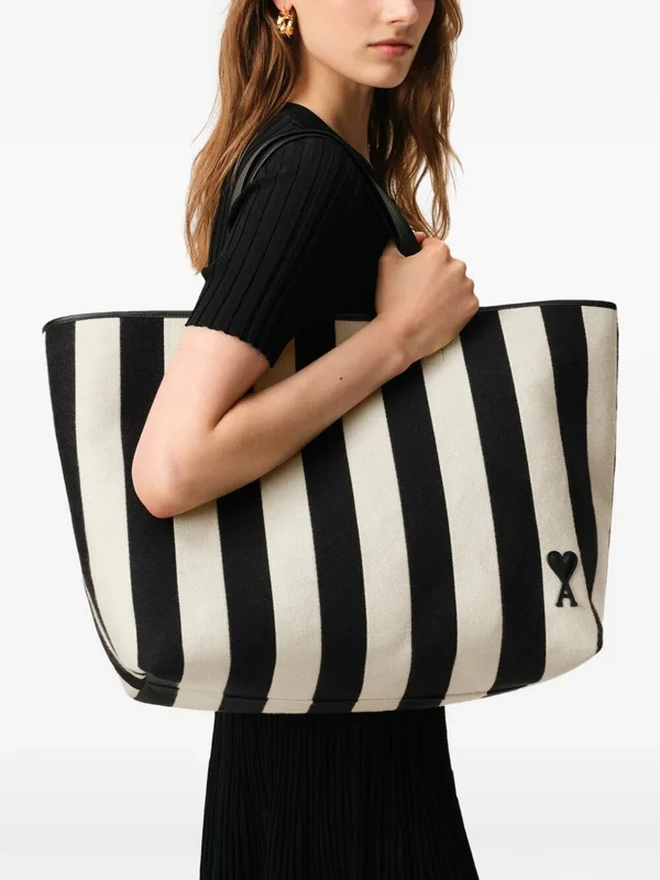 Ami Black Tote Bags - Image 2