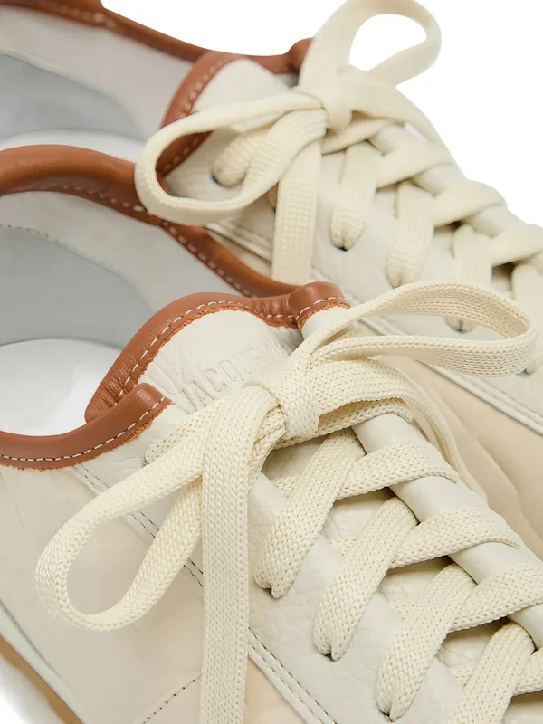 Jacquemus Grey Low Top Sneakers - Image 4