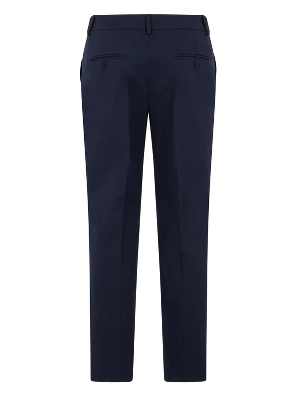 Weekend Max Mara Navy Tailored Pants - Image 2