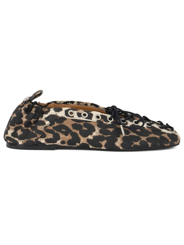 Ganni Leopard Flat Shoes - Image 2