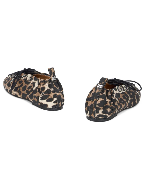 Ganni Leopard Flat Shoes - Image 4