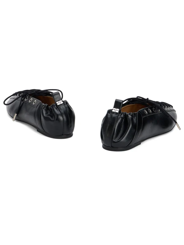 Ganni Black Flat Shoes - Image 4