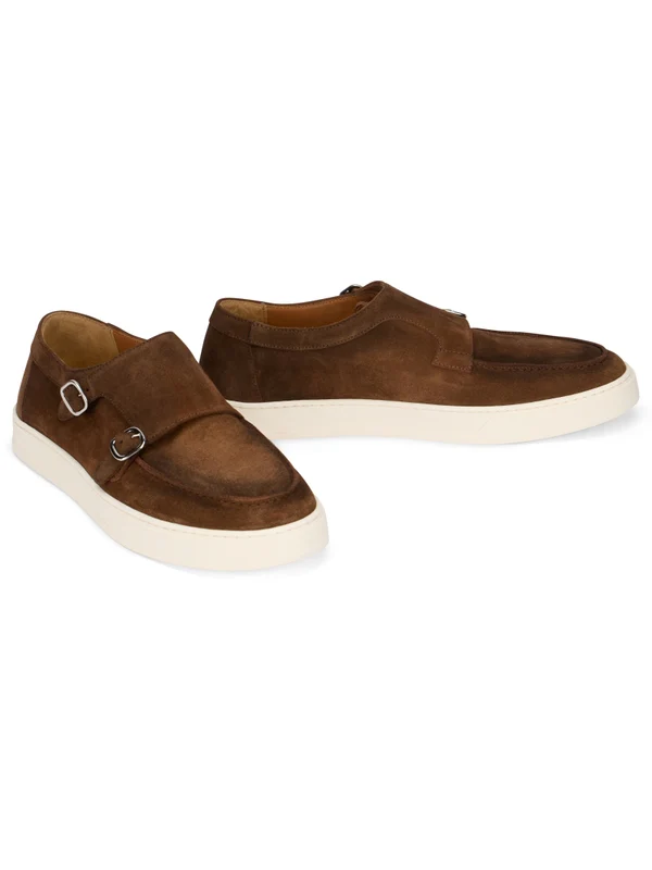 Doucal'S Brown Low Top Sneakers - Image 3