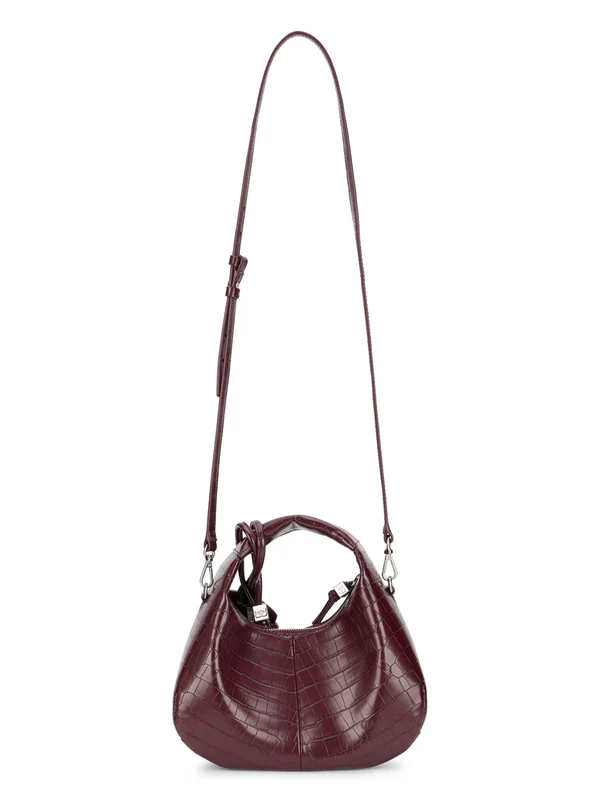 Ganni Burgundy Tote Bags - Image 3