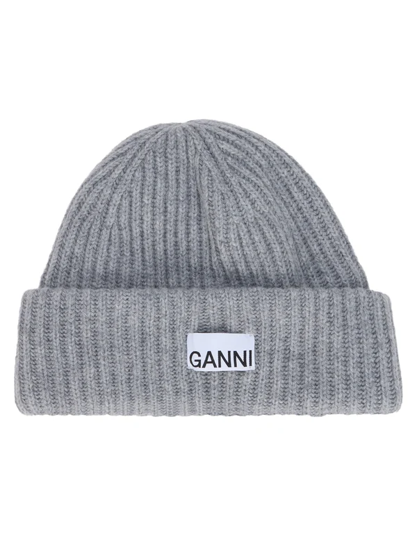 Ganni Grey Beanies - Image 2