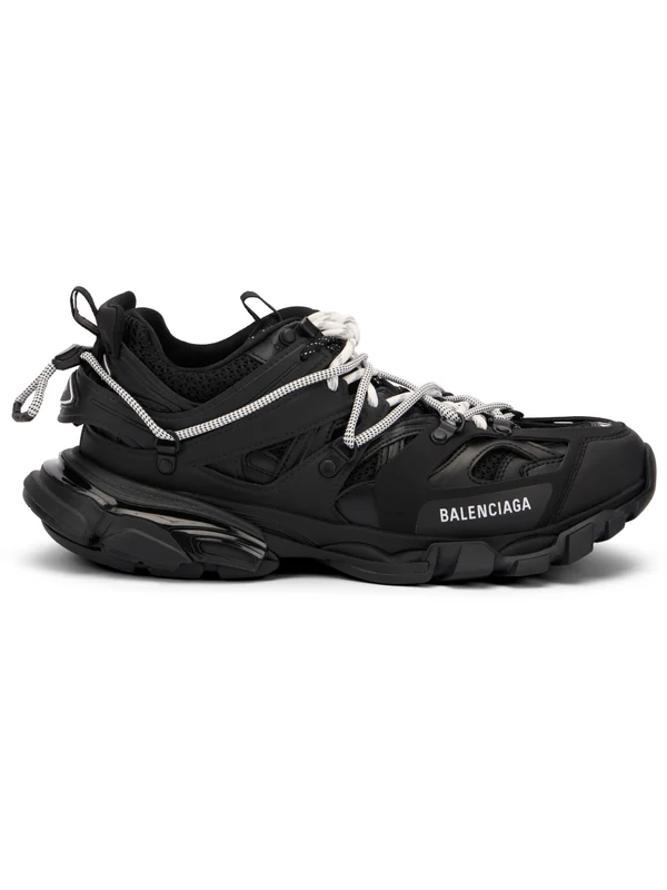 Balenciaga Black Low Top Sneakers - Image 2