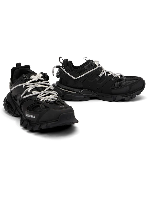 Balenciaga Black Low Top Sneakers - Image 3
