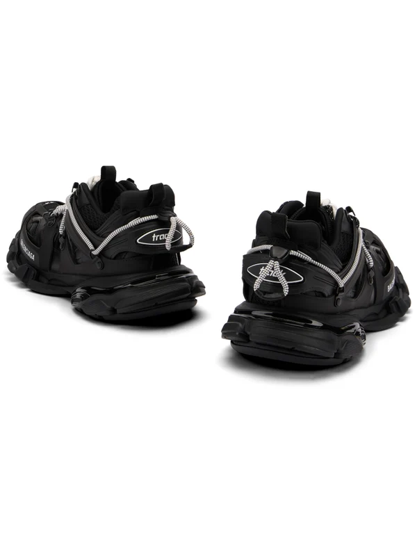 Balenciaga Black Low Top Sneakers - Image 4