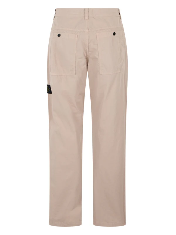 Stone Island Beige Casual Pants - Image 2