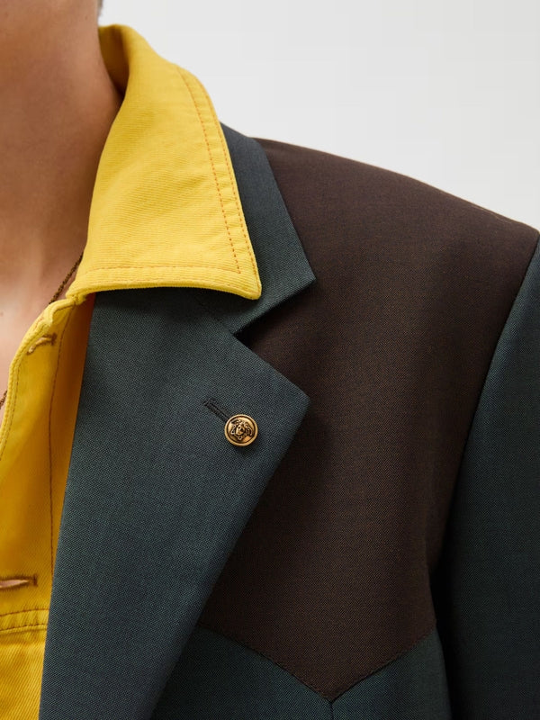 Versace Grey Tailored Jackets - Image 4