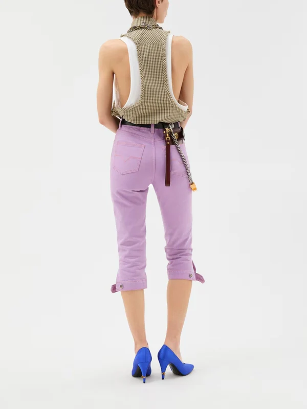 Versace Purple Shorts - Image 3