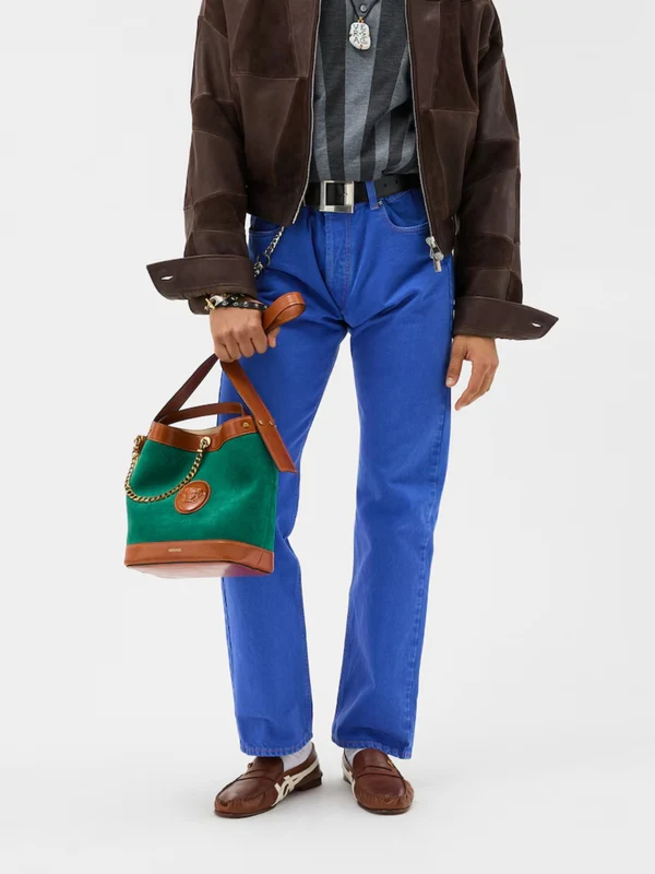 Versace Blue Denim Pants - Image 2