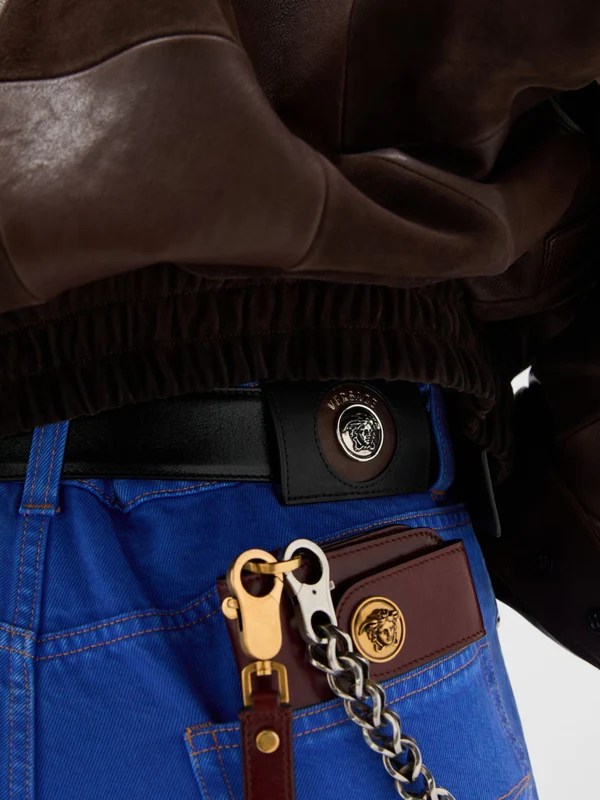 Versace Blue Denim Pants - Image 4