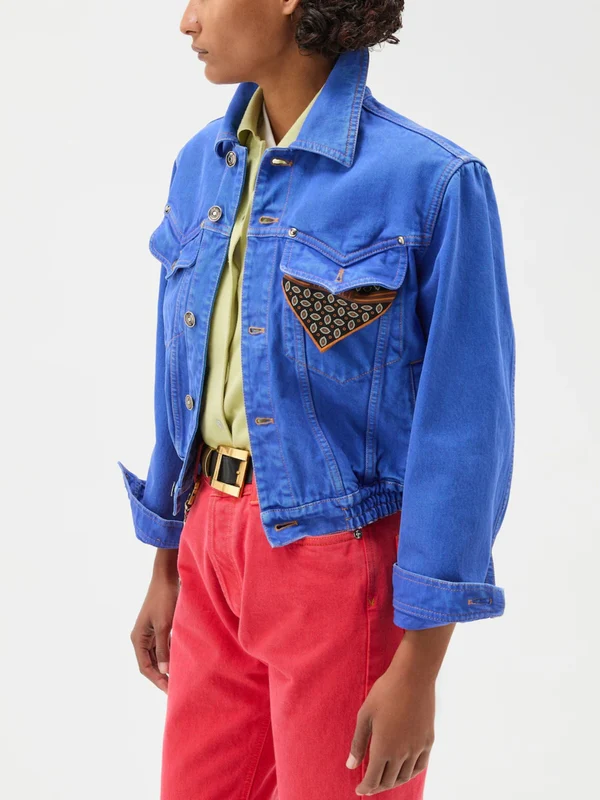 Versace Blue Trucker - Image 2