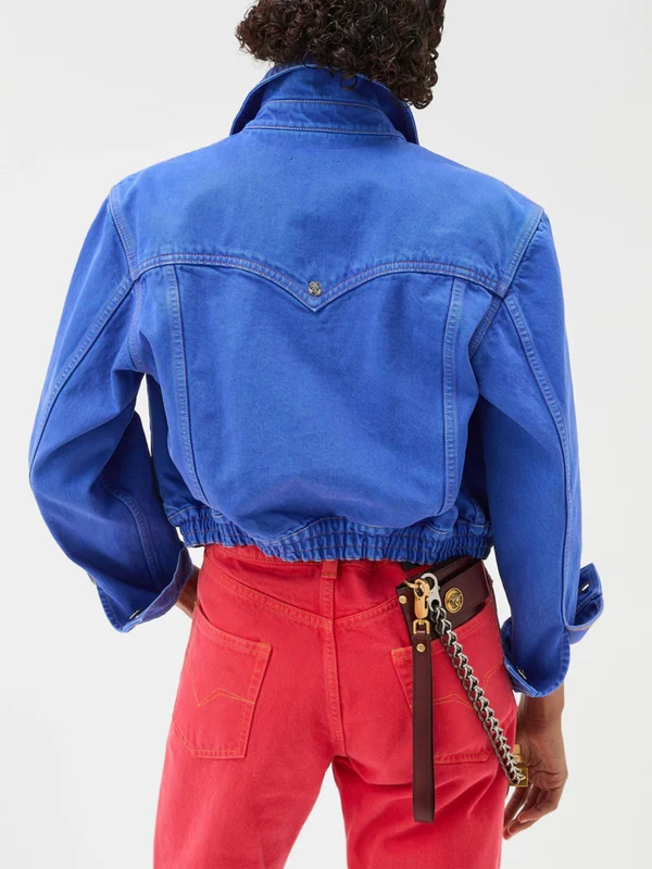 Versace Blue Trucker - Image 3