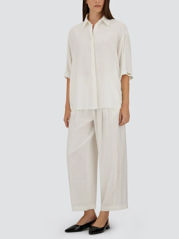 Herno White Trousers - Image 2