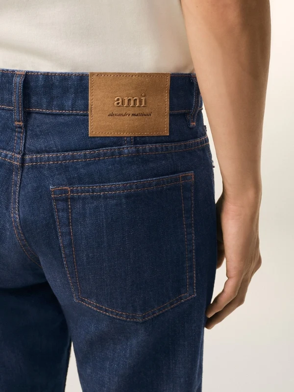 Ami Blue Denim Pants - Image 4