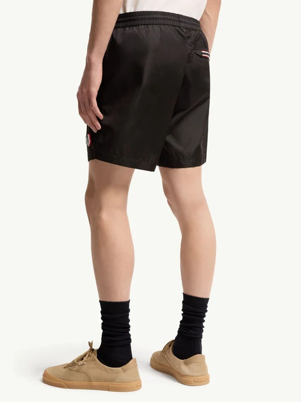 Moncler Black Swim Shorts - Image 3
