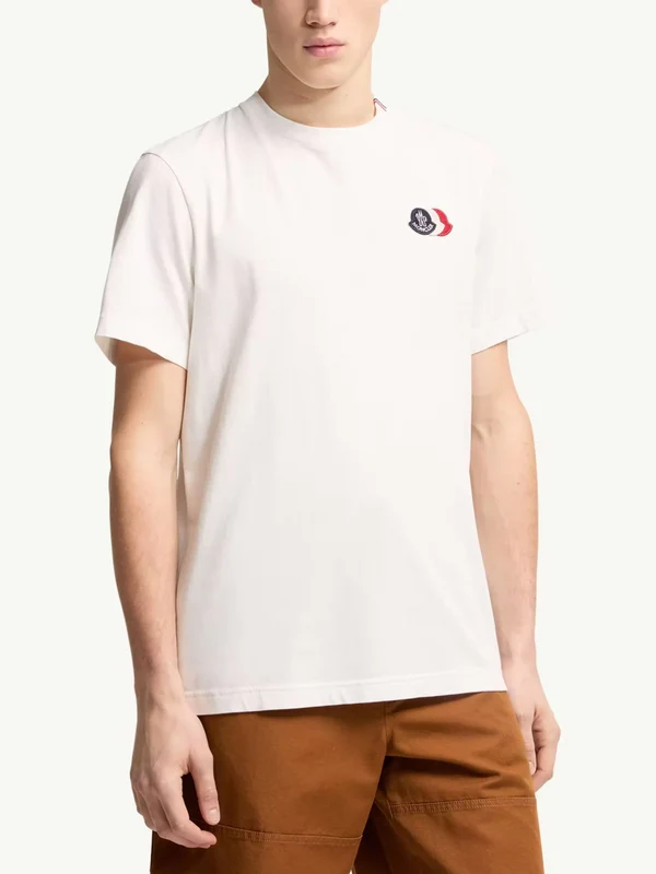 Moncler White Half Sleeve - Image 2