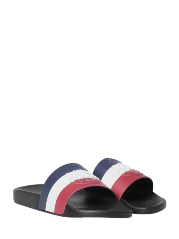 Moncler Grey Slides - Image 3