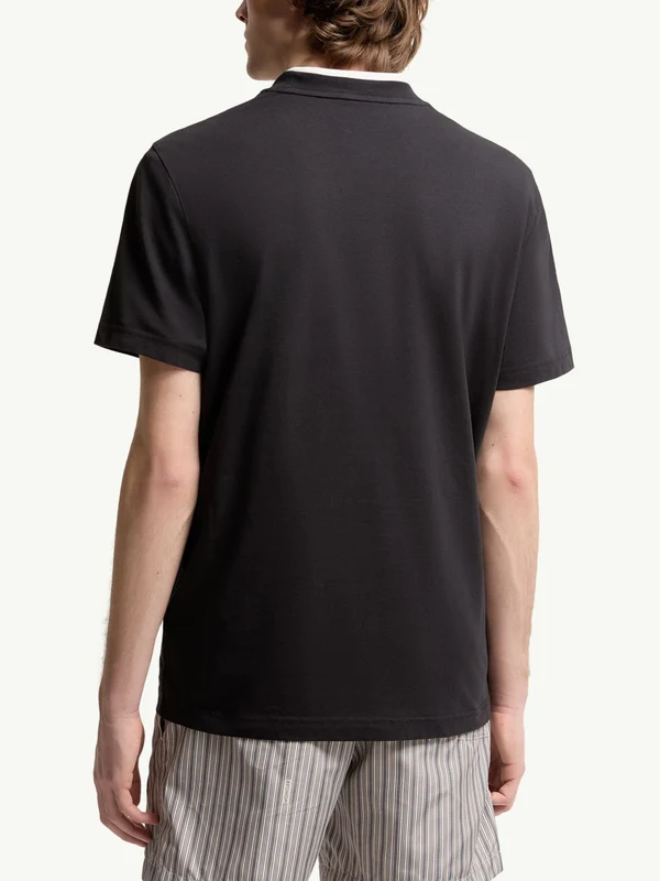 Moncler Navy Half Sleeve - Image 3