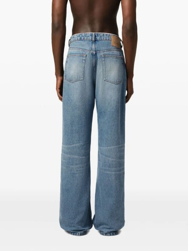 Ami Blue Denim Pants - Image 3