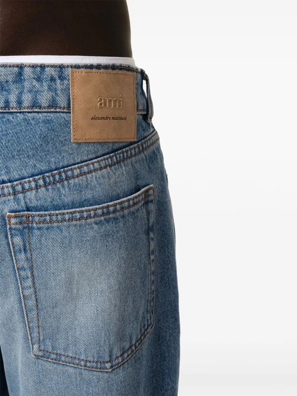 Ami Blue Denim Pants - Image 4