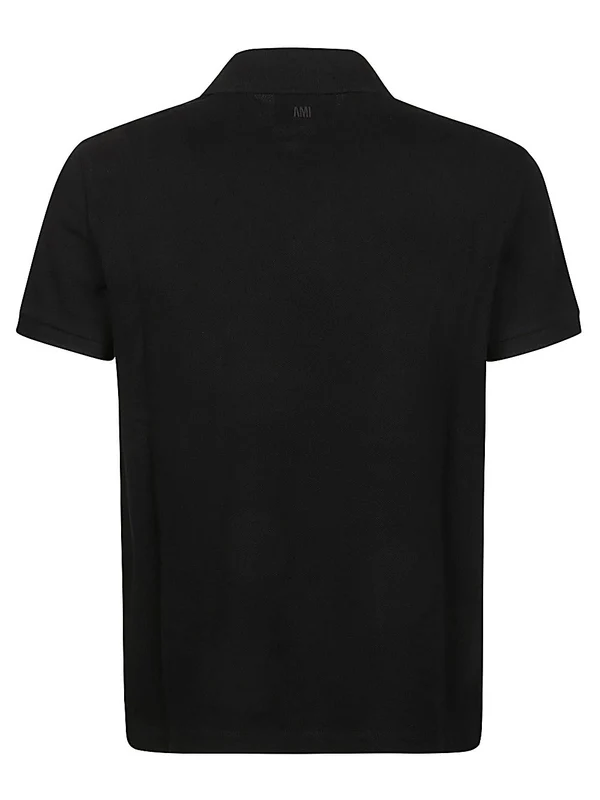 Ami Black Polo Shirts - Image 2
