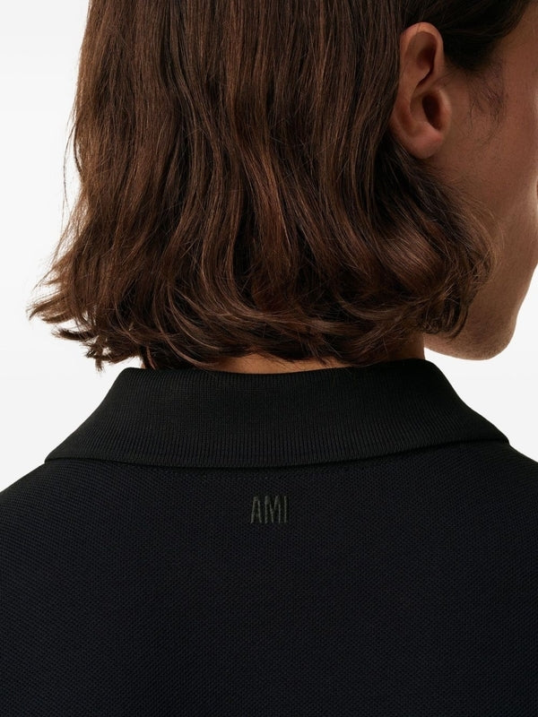 Ami Black Polo Shirts - Image 5