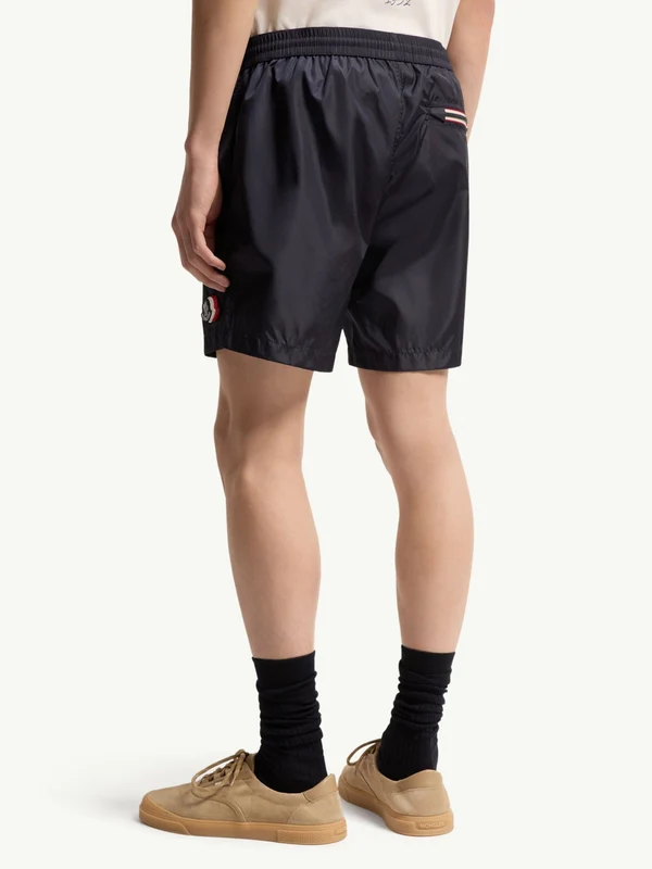 Moncler Navy Swim Shorts - Image 3