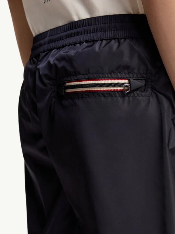 Moncler Navy Swim Shorts - Image 4