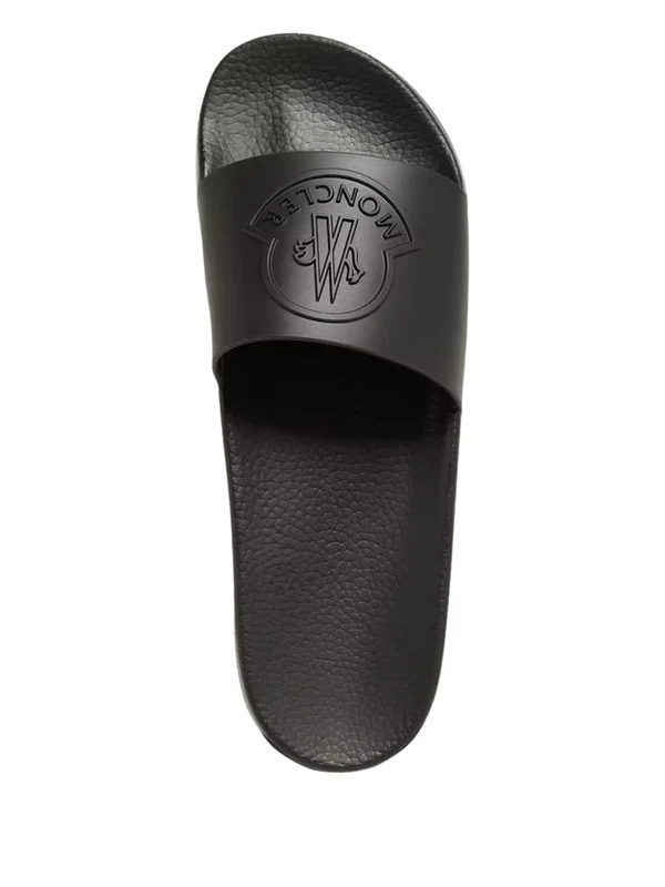 Moncler Black Slides - Image 2
