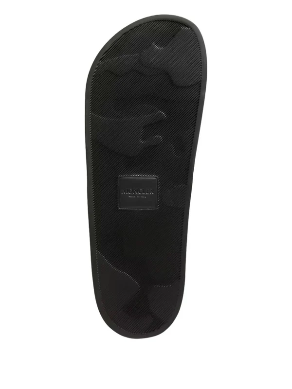 Moncler Black Slides - Image 3