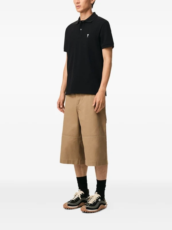 Ami Black Polo Shirts - Image 3