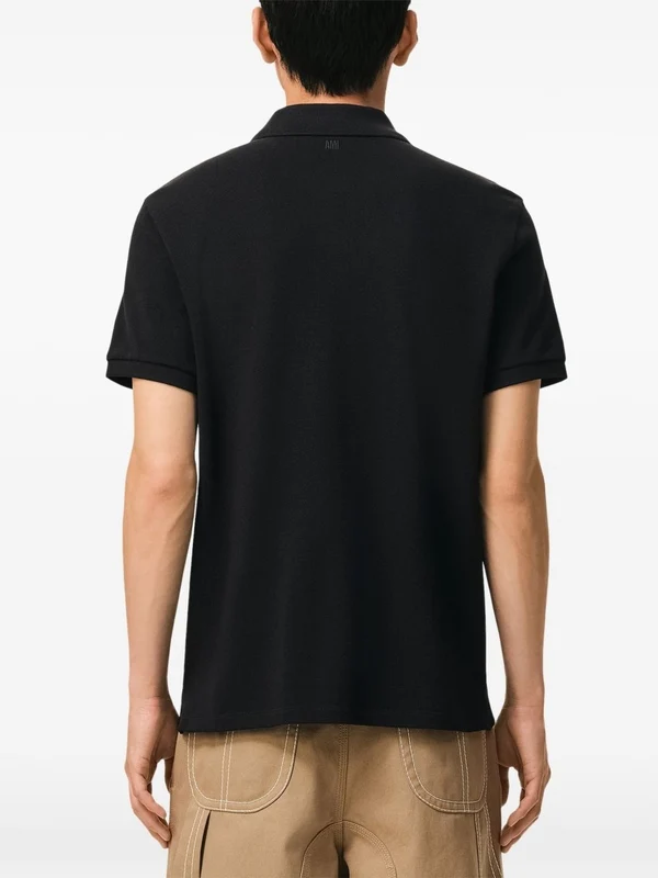 Ami Black Polo Shirts - Image 4