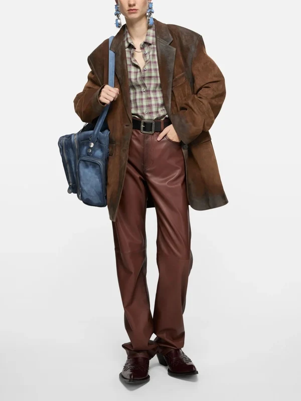 Suede Tailored Jacket - Image 2