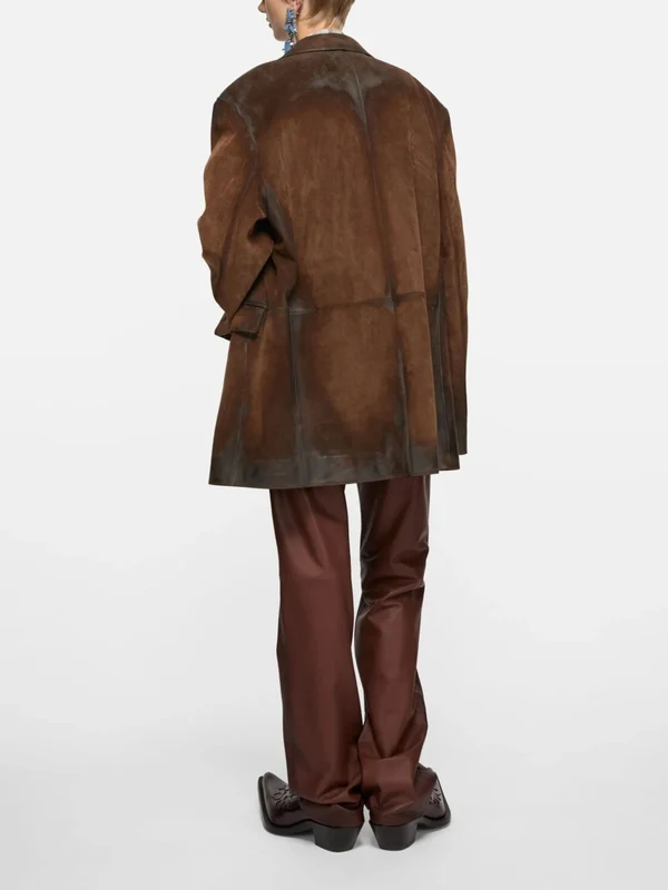 Suede Tailored Jacket - Image 3