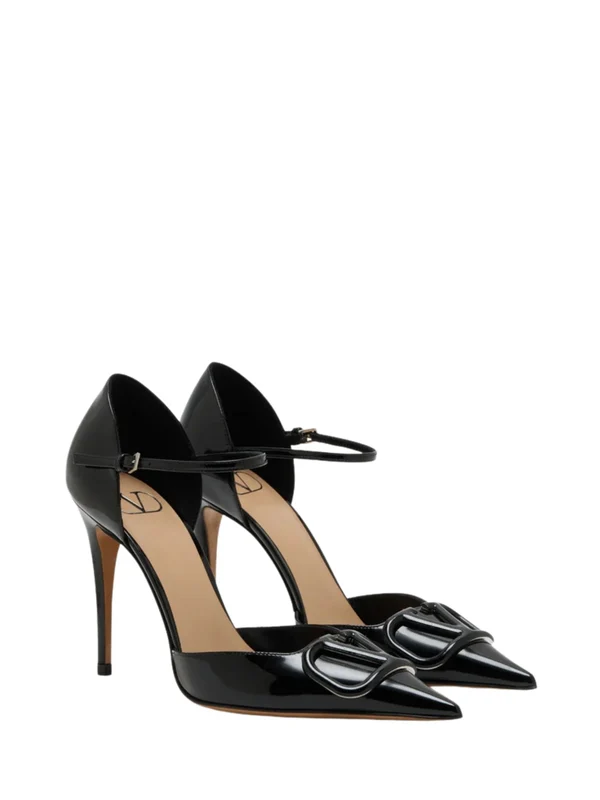 Valentino Black Sandal Heels - Image 2