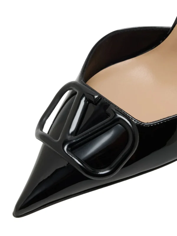 Valentino Black Sandal Heels - Image 4
