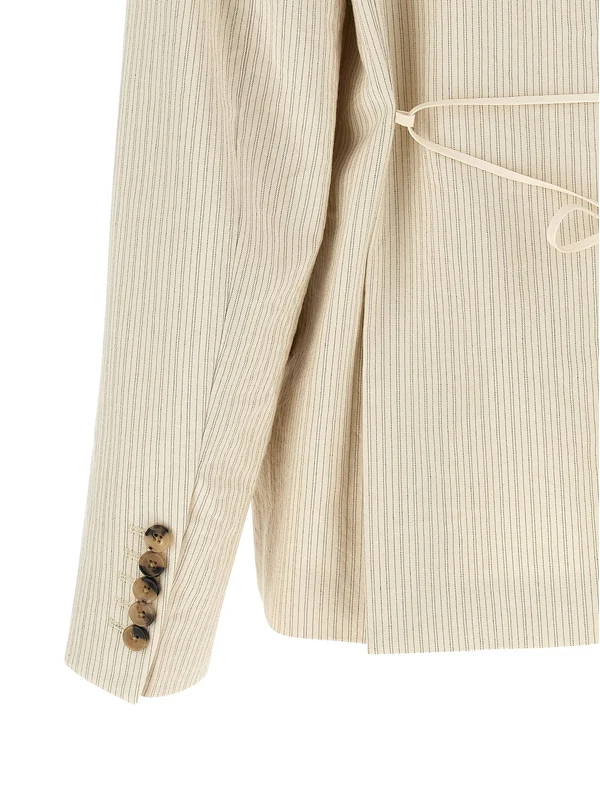 Dries Van Noten Beige Jackets - Image 4