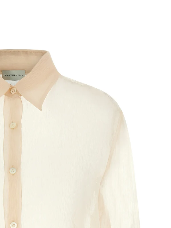 Dries Van Noten Ivory Blouses - Image 3