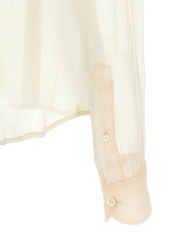 Dries Van Noten Ivory Blouses - Image 4
